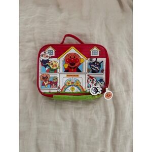 Anpanman Lunch Box Bag Travel Pouch House Design for Kids